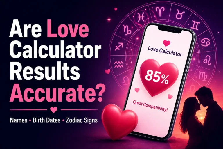 Are love calculator results accurate guide explaining compatibility scores, names, birth dates, and relationship insights